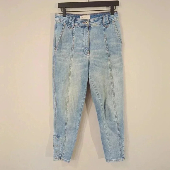 Something Navy Women's High-Waisted‎ Light Wash Denim Jeans Size 6 - Picture 1 of 7
